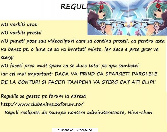 nr. regulile